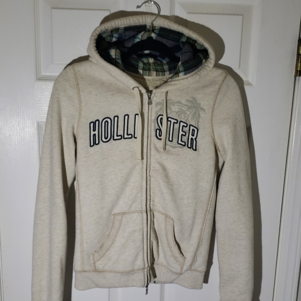 Hollister Fur lined full zip hoodie